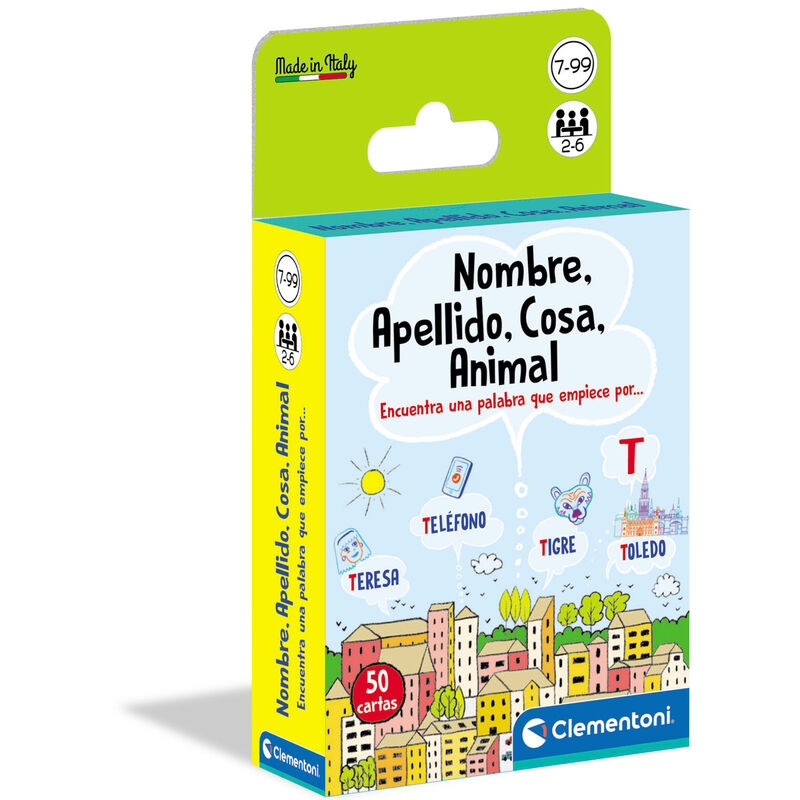 Spanish Name Surname Thing Animal card game