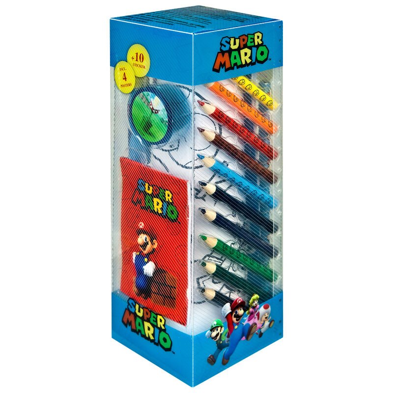 Super Mario Bros stationery set 35pcs - Nerdscape