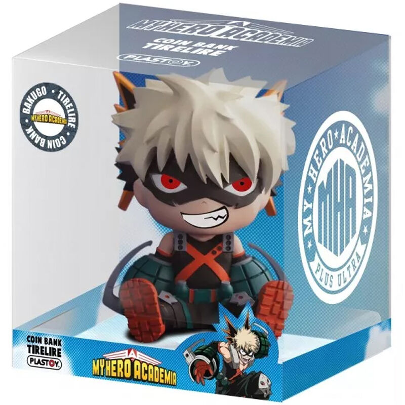 Figurine tirelire Katsuki Bakugo de My Hero Academia, 18 cm