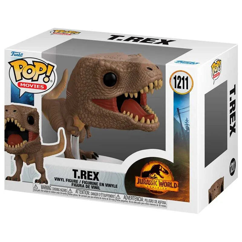 Funko Pop! Jurassic World T-Rex - Figura da Collezione Vinyl Nerdscape