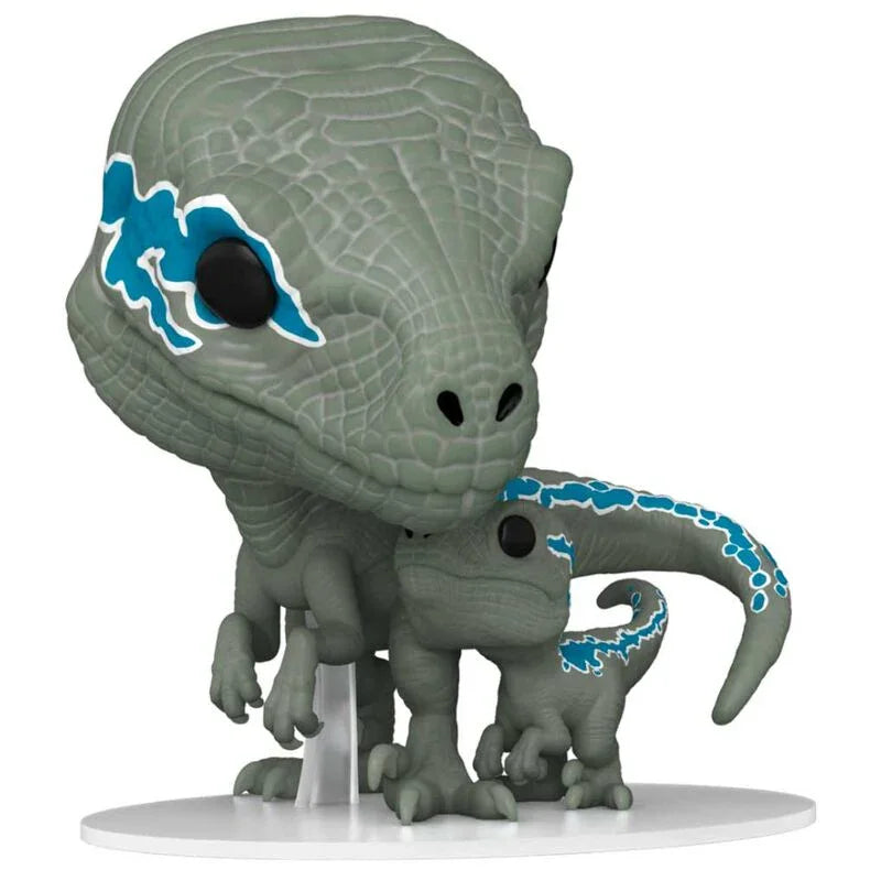 Funko Pop! Jurassic World 3 Velociraptors Blue & Beta - Figura da Collezione Vinyl Nerdscape