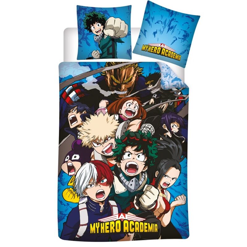 My Hero Academia organic cotton duvet cover bed 90cm Nerdscape