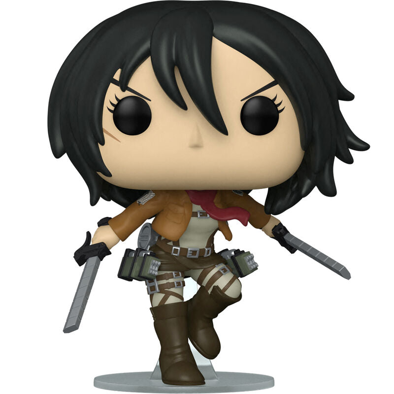 Figurine POP de Mikasa Ackermann, personnage de L'Attaque des Titans