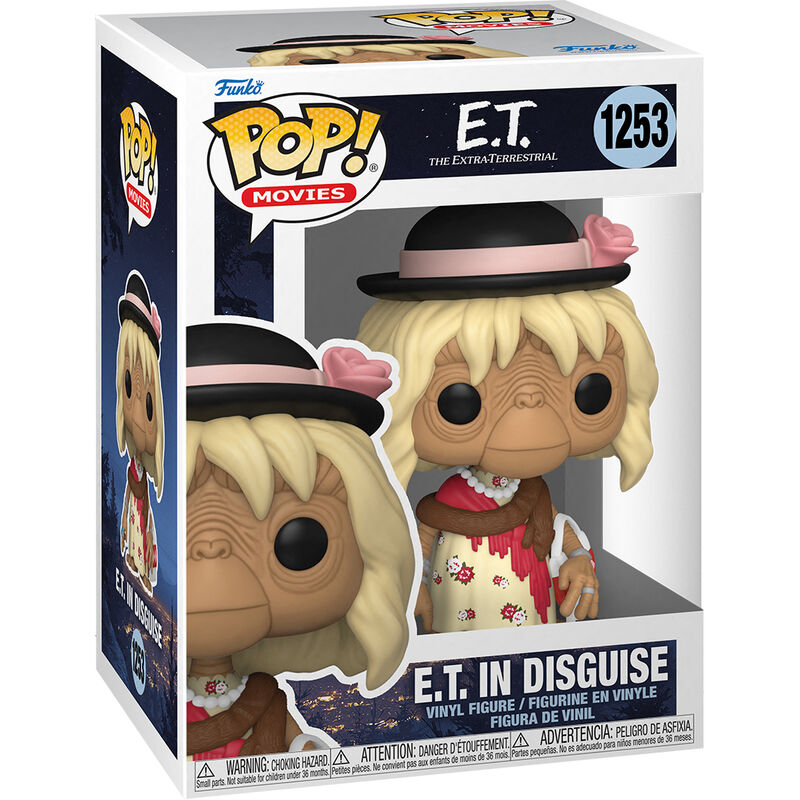 Funko Pop! E.T. The Extra-Terrestrial 40th E.T. in Disguise - Figura da Collezione Vinyl