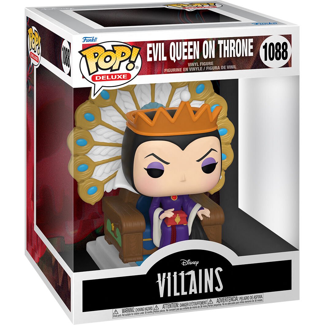 POP figure Disney Villains Evil Queen on Throne - Nerdscape