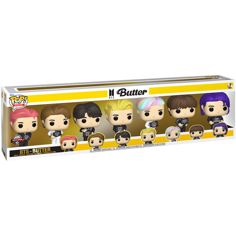 POP pack 7 figurines exclusives BTS Butter