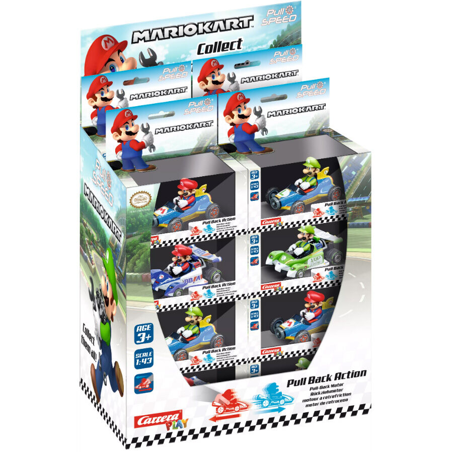 Pull Speed Car Special Mario Kart assorted