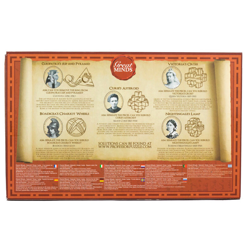 The Great Minds Women set of 5 skill games