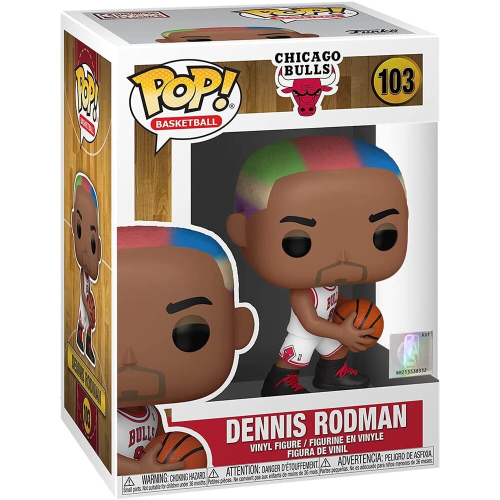 Figurine POP NBA Legends Dennis Rodman Bulls Home