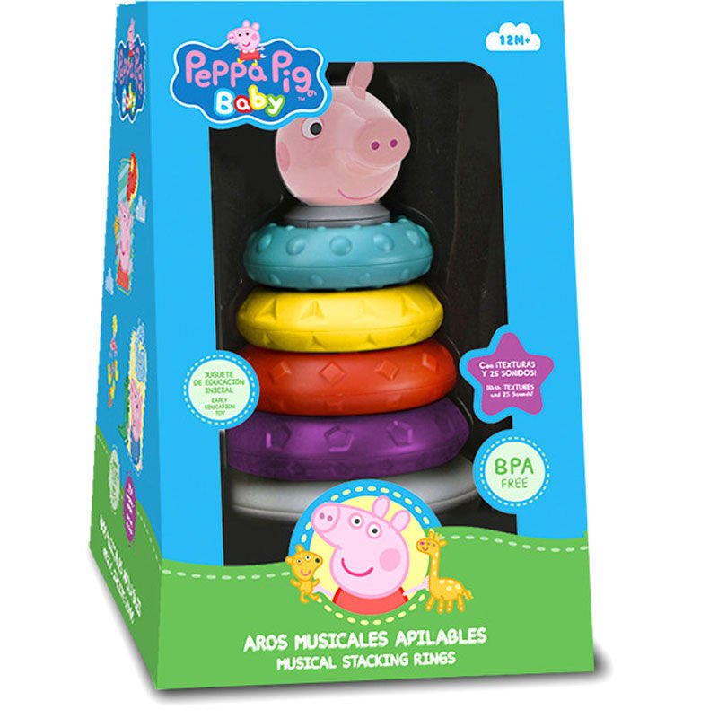 Peppa Pig stackable hoops - Nerdscape