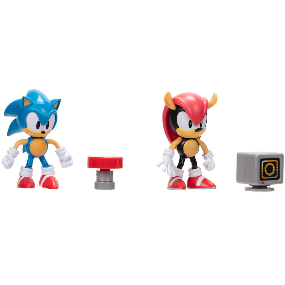 Coffret de figurines Sonic et Mighty Sonic (Sonic le Hérisson) de 10 cm
