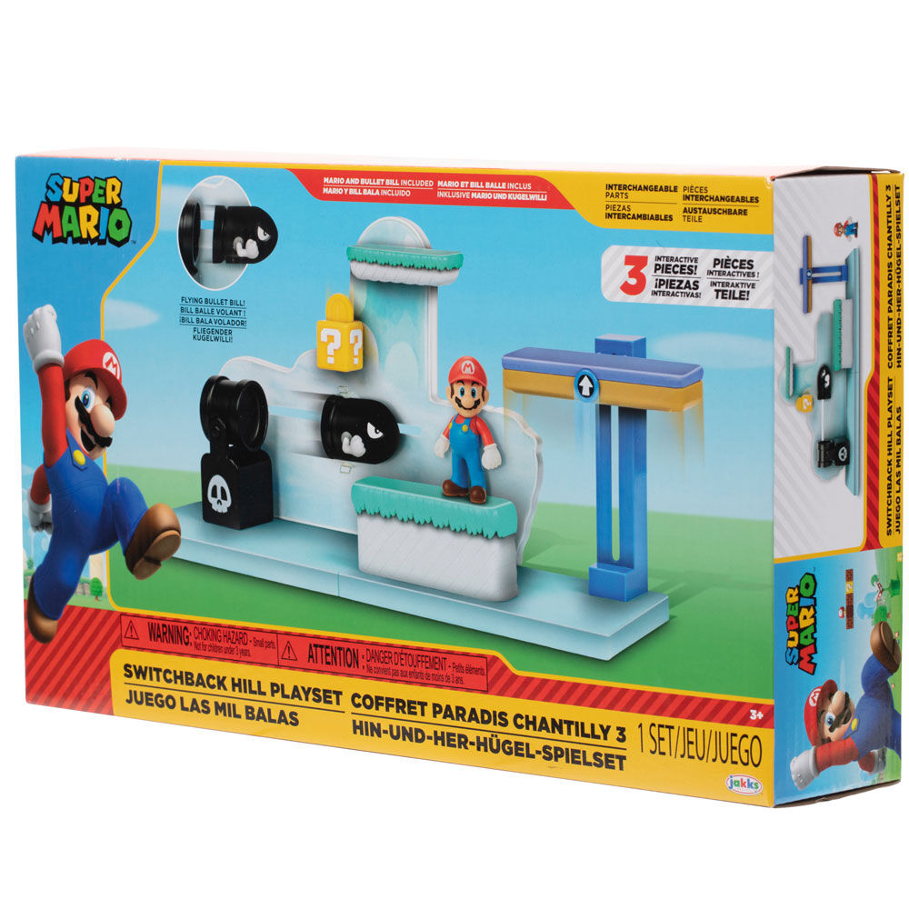 Super Mario Bros Switchback Hill playset