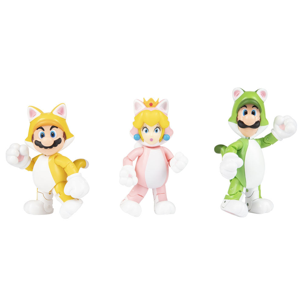 Super Mario Bros pack 3 figures 10cm