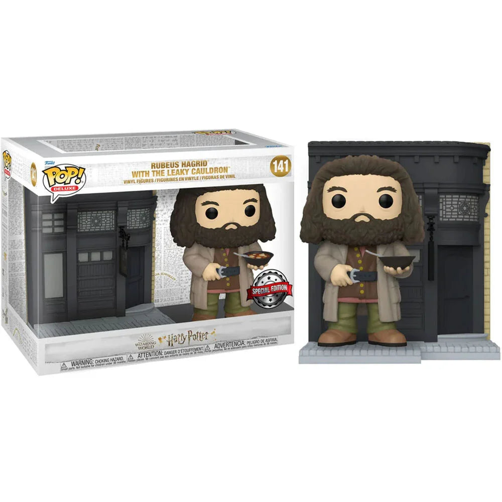 POP figure Harry Potter Diagon Alley Rubeus Hagrid The Leaky Cauldron Exclusive Nerdscape
