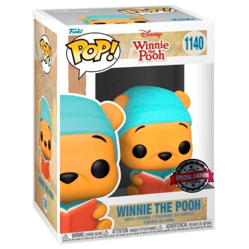 Funko Pop! Disney Winnie - Winnie Reading Book - Figura da Collezione Vinyl