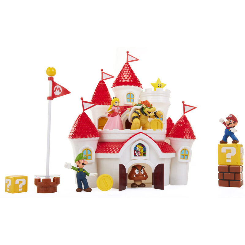 Super Mario Bros Mushroom Kingdom Deluxe Castle playset