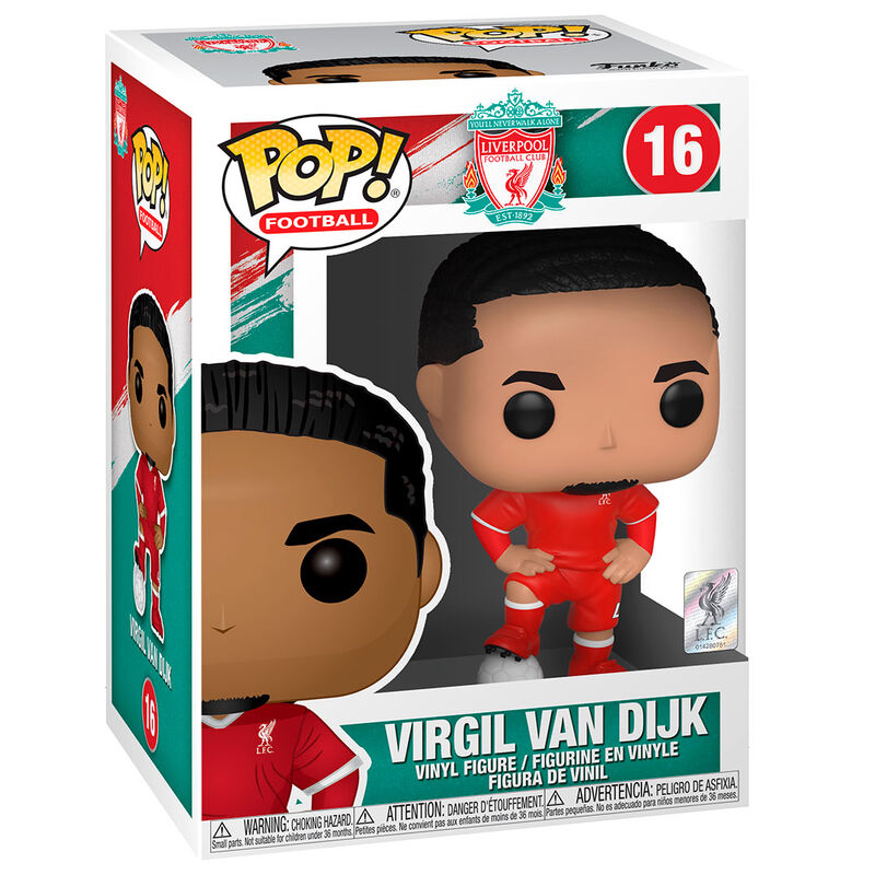 Funko Pop! Liverpool Virgil Van Dijk - Figura da Collezione Vinyl