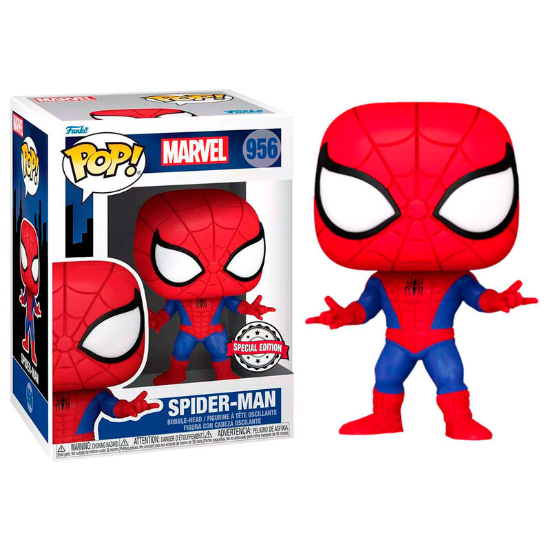 Funko Pop! Marvel Spiderman - Figura da Collezione Vinyl