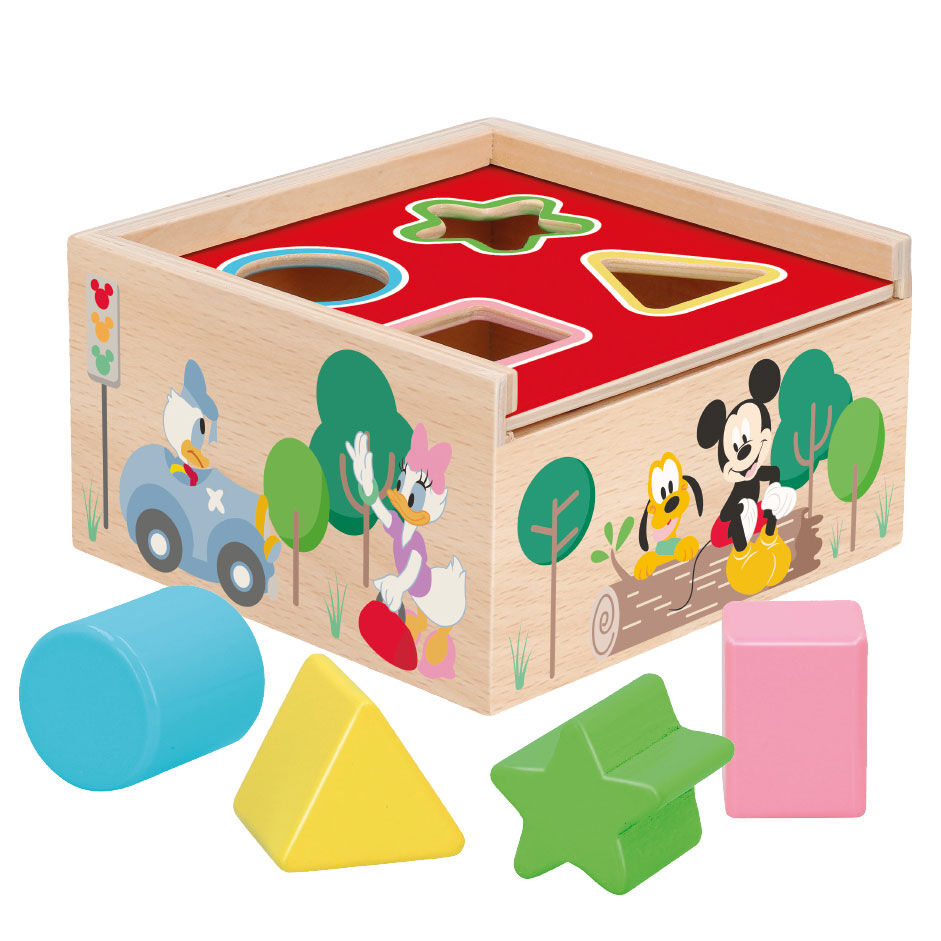 Disney Mickey Minnie wooden cube forms