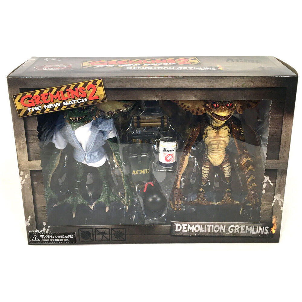 Gremlins 2 Démolition Ultime - Coffret de figurines Gremlins de 15 cm