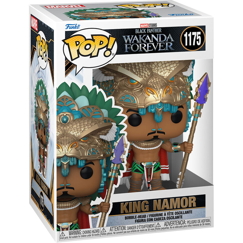 Funko Pop! Marvel Black Panther Wakanda King Namor - Figura da Collezione Vinyl