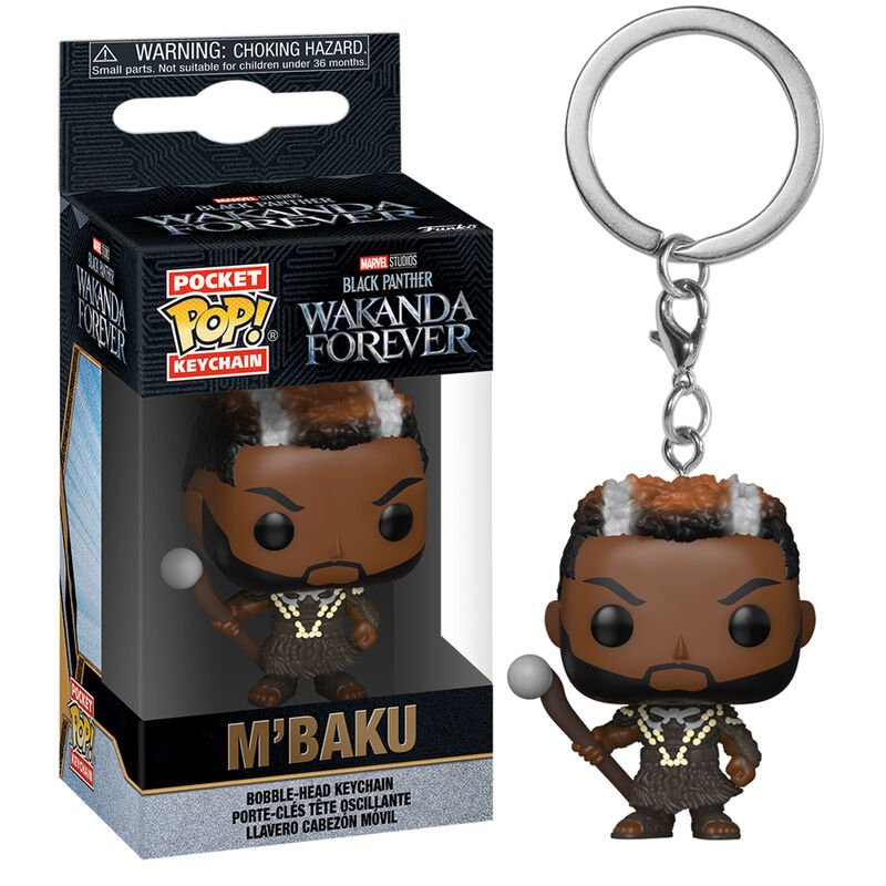 Pocket POP Keychain Marvel Black Panther Wakanda Forever M Baku - Nerdscape