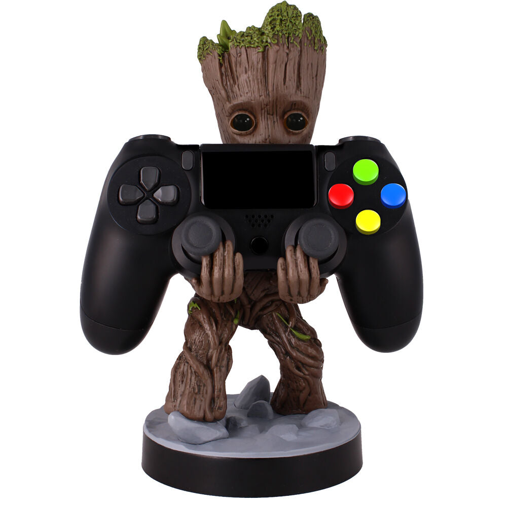 Support de fixation pour figurine Groot des Gardiens de la Galaxie de Marvel, modèle Cable Guy, 21 cm