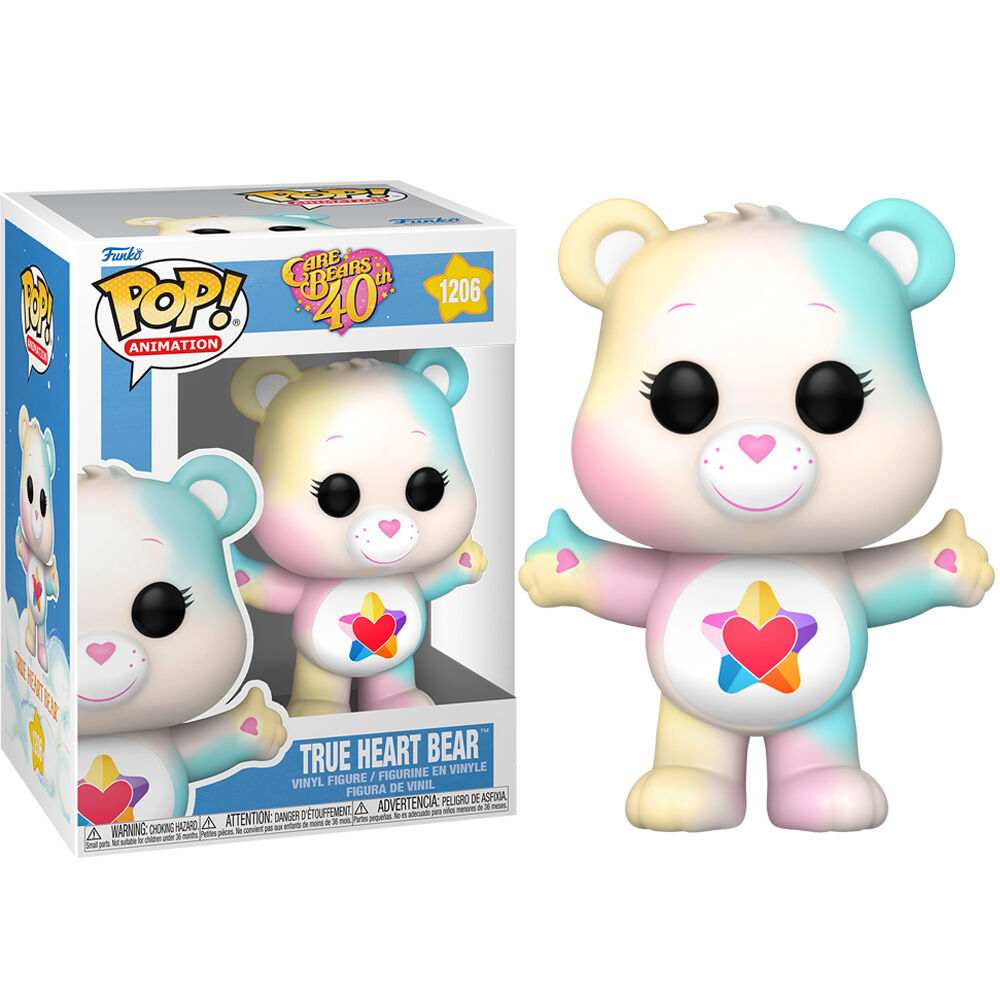 Figurine POP Care Bears 40e anniversaire True Heart Bear 5 + 1 Chase