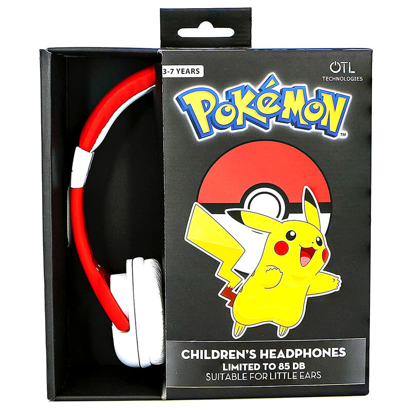 Casque audio Pokémon Pokéball pour enfants