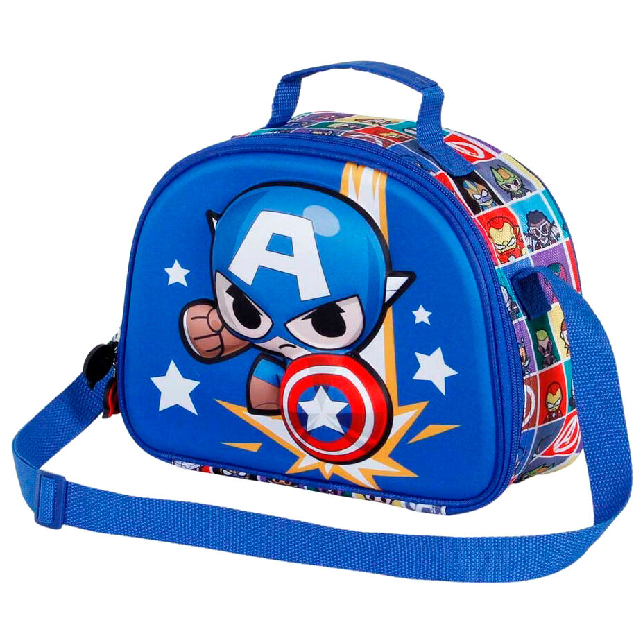 Sac à lunch 3D Marvel Avengers Captain America Punch