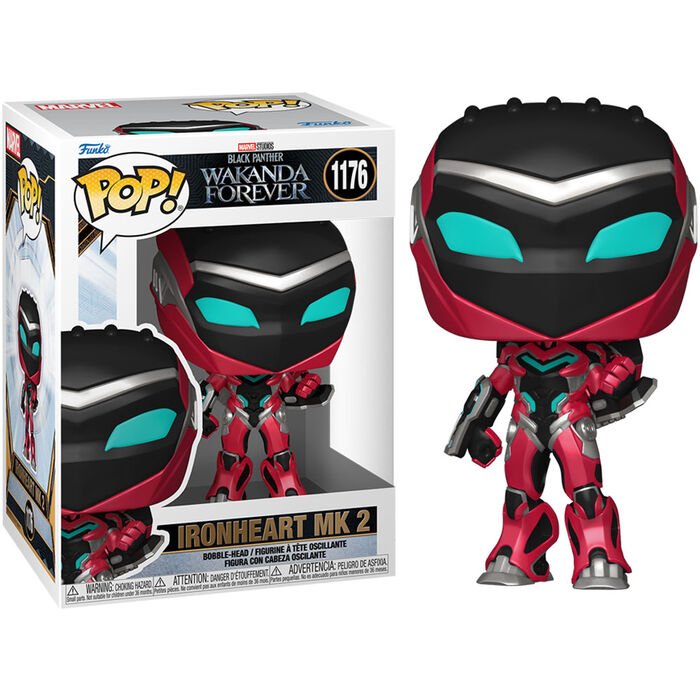 POP figure Marvel Black Panther Wakanda Forever Ironheart MK2 - Nerdscape