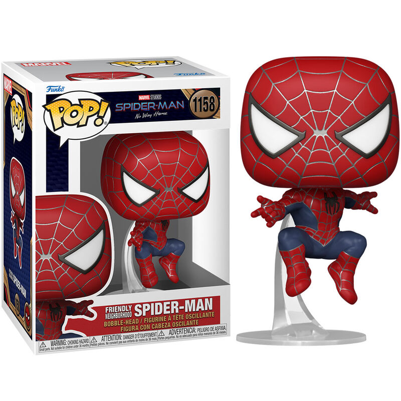 Funko Pop! Marvel Spider-Man No Way Home Spider-Man - Figura da Collezione Vinyl