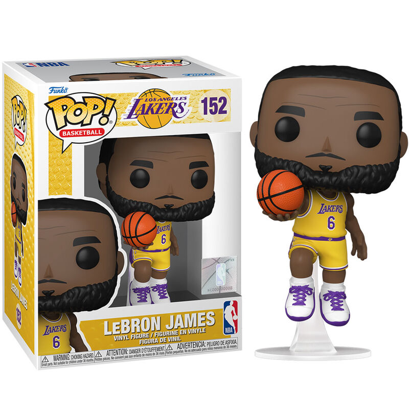 Funko Pop! NBA Los Angeles Lakers LeBron James - Figura da Collezione Vinyl