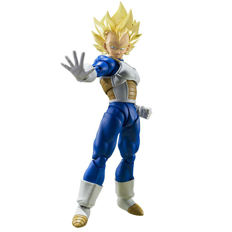 Figurine Dragon Ball Z Super Saiyan Vegeta Éveillé Super Saiyan Sang SH figuarts 14 cm
