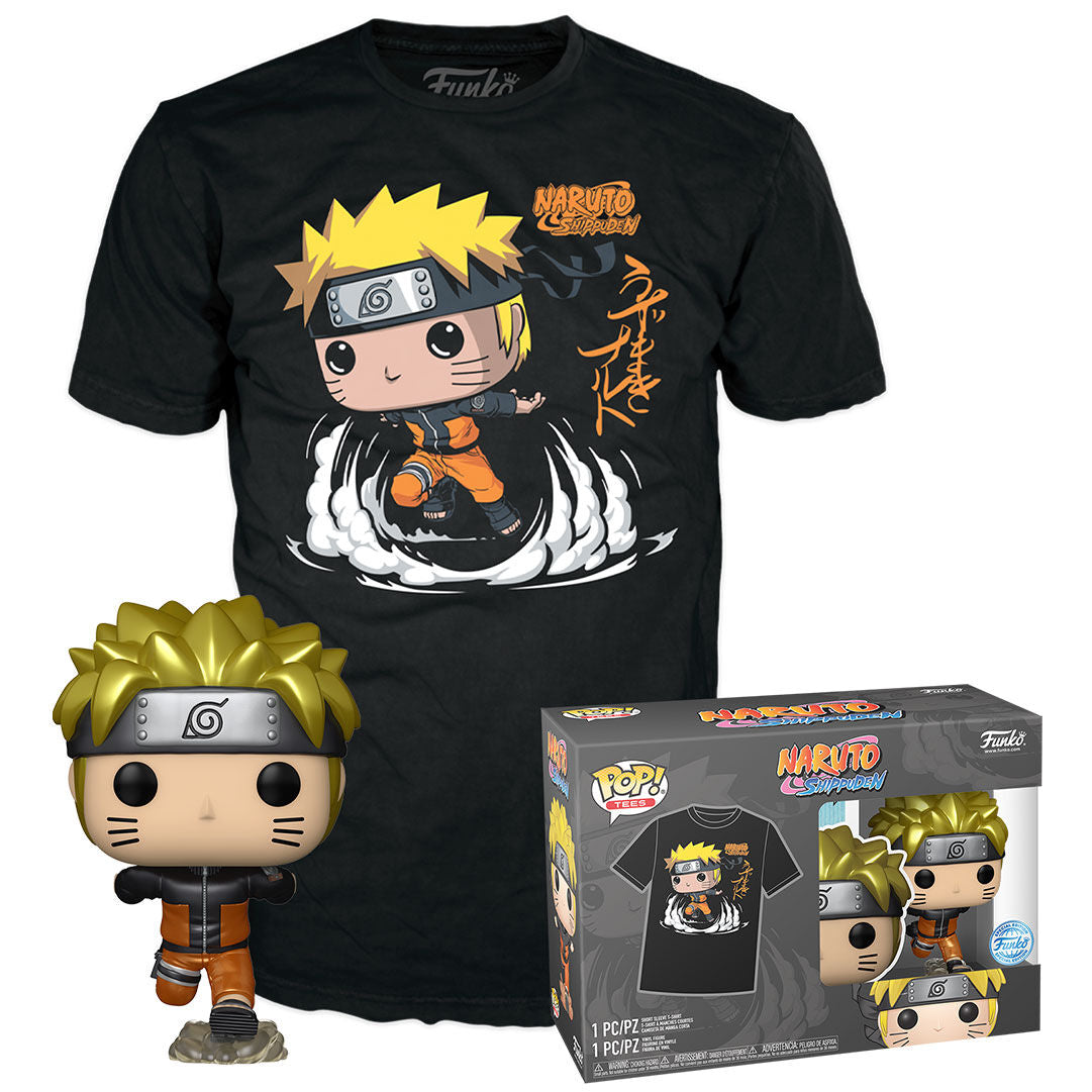 Funko Pop! Naruto Shippuden - Figura da Collezione Vinyl Set POP & Tee Exclusive Nerdscape