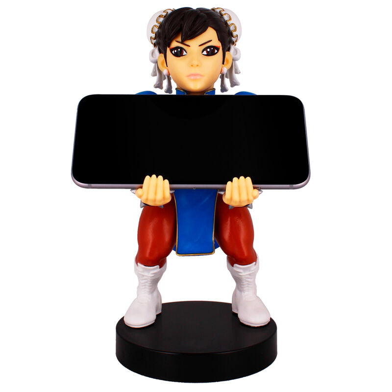 Street Fighter Chun Li figure clamping bracket Cable guy 20cm