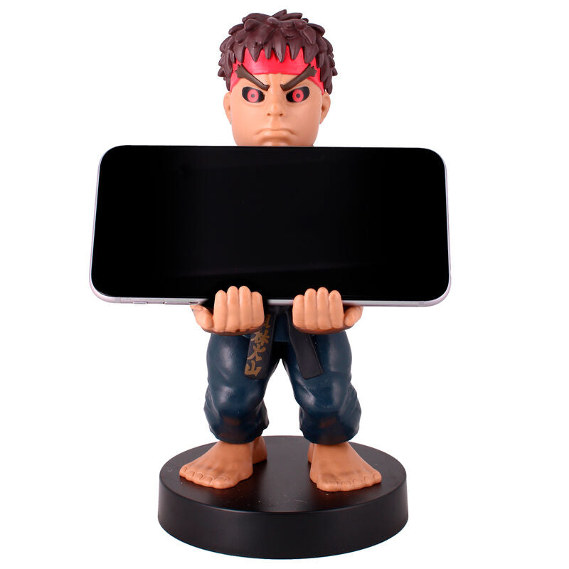 Street Fighter Evil Ryu figure clamping bracket Cable guy 20cm