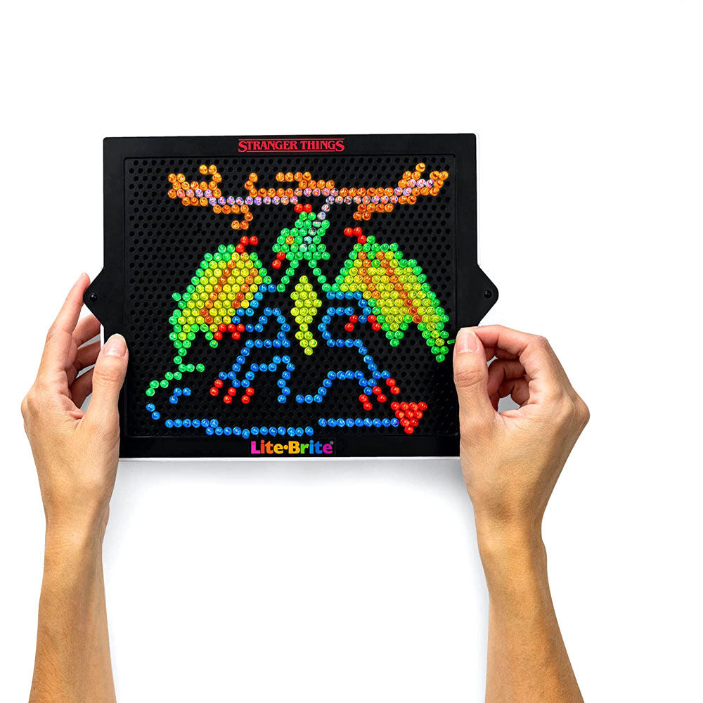 Stranger Things Lite Brite game Nerdscape