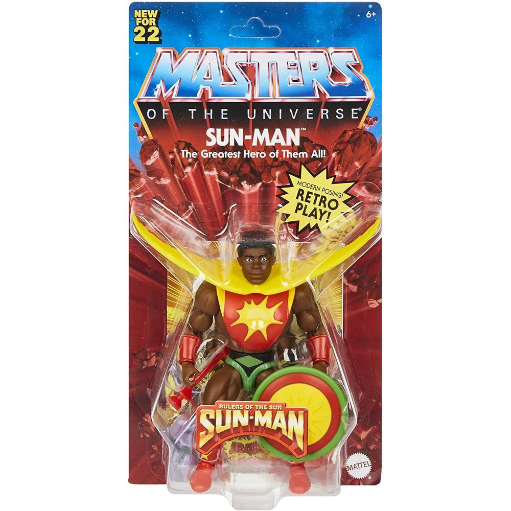 Masters of the Universe Sun-Man Origins - Figura da Collezione 14cm - Nerdscape