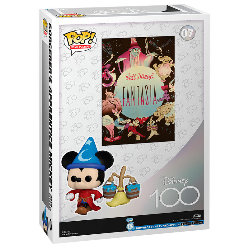 Funko Pop! Disney Fantasia Sorcerer's Apprentice Mickey 100th - Figura da Collezione Vinyl