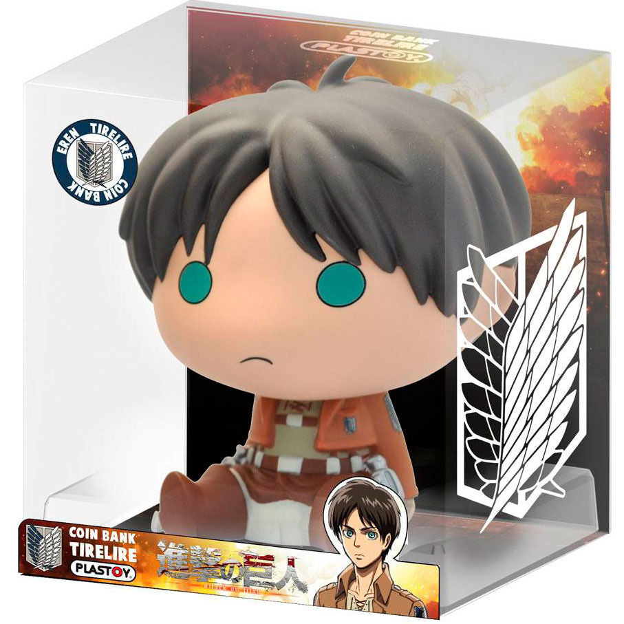 Tirelire Chibi Eren de L'Attaque des Titans