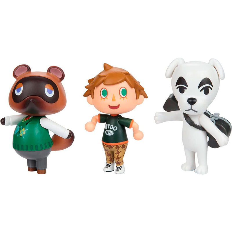 Animal Crossing Figura da Collezione 3 Personaggi 6cm - Nerdscape Nerdscape