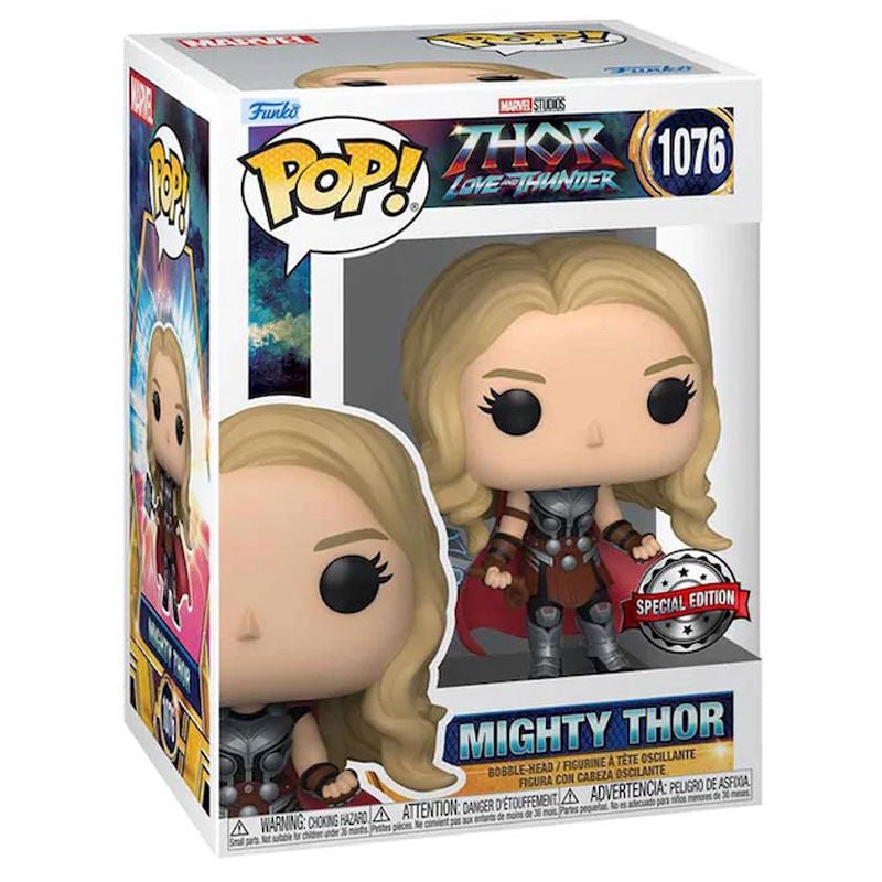 POP figure Marvel Thor Love and Thunder Mighty Thor Exclusive - Nerdscape