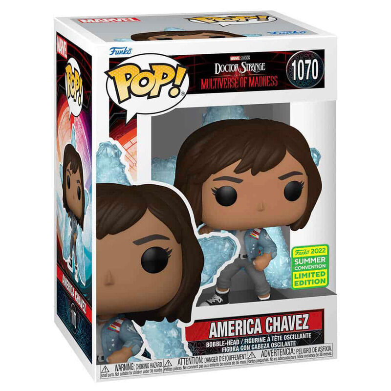 Funko Pop! Marvel Doctor Strange Multiverse of Madness America Chavez - Figura da Collezione Vinyl