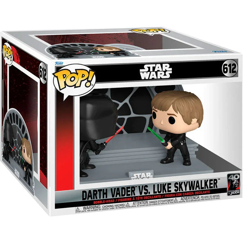 Funko Pop! Star Wars Darth Vader VS Luke Skywalker 40th - Figura da Collezione Vinyl Nerdscape