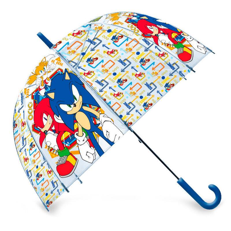 Sonic The Hedgehog 46cm manual umbrella with bell handle