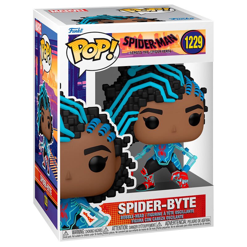 POP figure Marvel Spiderman Across the Spiderverse Spider - Byte - Nerdscape