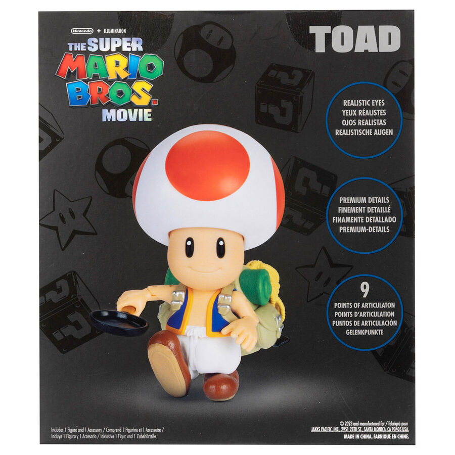 Super Mario Bros Toad figure 13cm