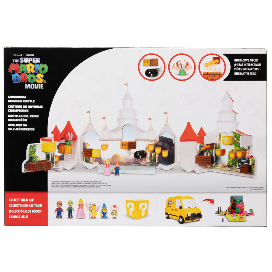 Super Mario Bros The Movie Super Mario playset + 2 figures