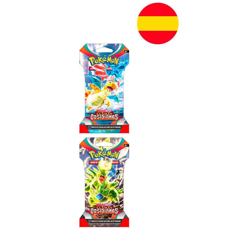 Spanish Pokemon Obsidian Flames Collectible card game envelope